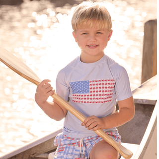 Short Sleeve Rashguard - Coastal Crab - Sugar Bee Clothing