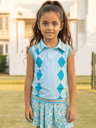 2 - Piece Set - Fairway Argyle & Heritage Toile - Sugar Bee Clothing