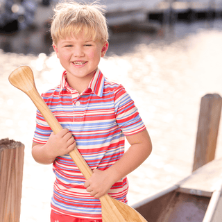 Davis Polo - Cape Cod Stripe - Sugar Bee Clothing