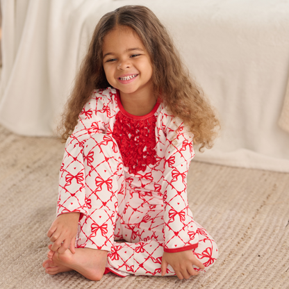 Ruffle Buttflap pajamas - Be Mine