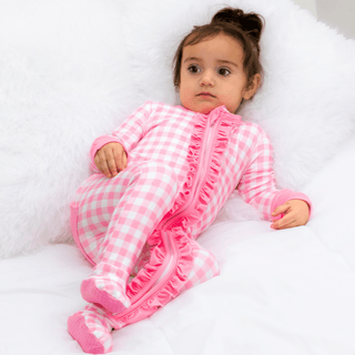 Zippy - Pink Gingham - Sugar Bee Clothing