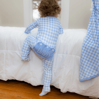 Zippy - Blue Gingham - Sugar Bee Clothing
