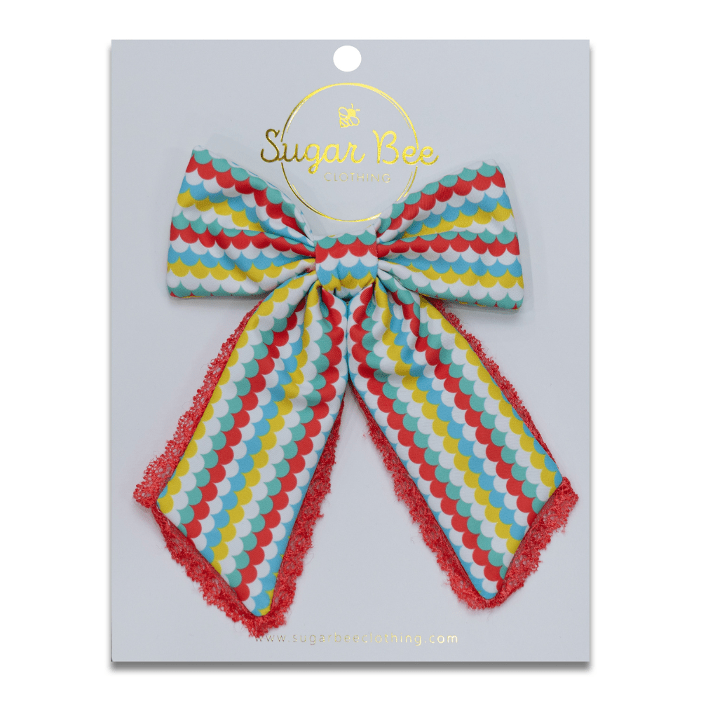 Hairbow - Seaside Scallop - Sugar Bee Clothing