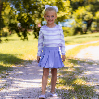 Penelope Bubble Skort - Ashcroft Amethyst - Sugar Bee Clothing