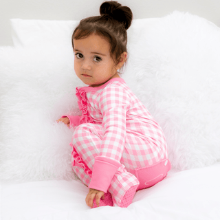 Zippy - Pink Gingham - Sugar Bee Clothing