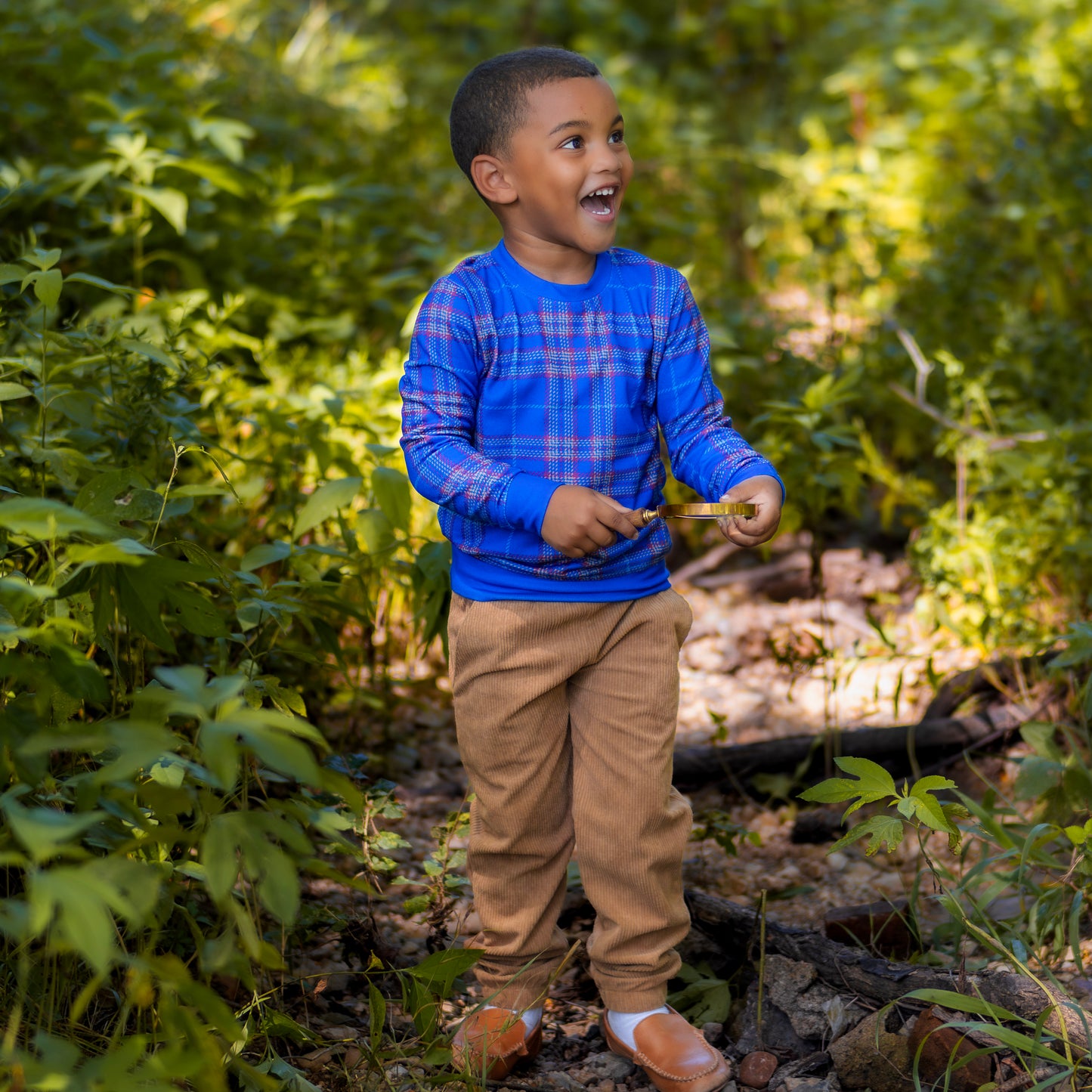 Emerson Crew Sweater - Blue Ridge Plaid