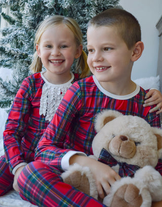 Buttflap Pajamas - Tartan Holiday Lounge - Sugar Bee Clothing