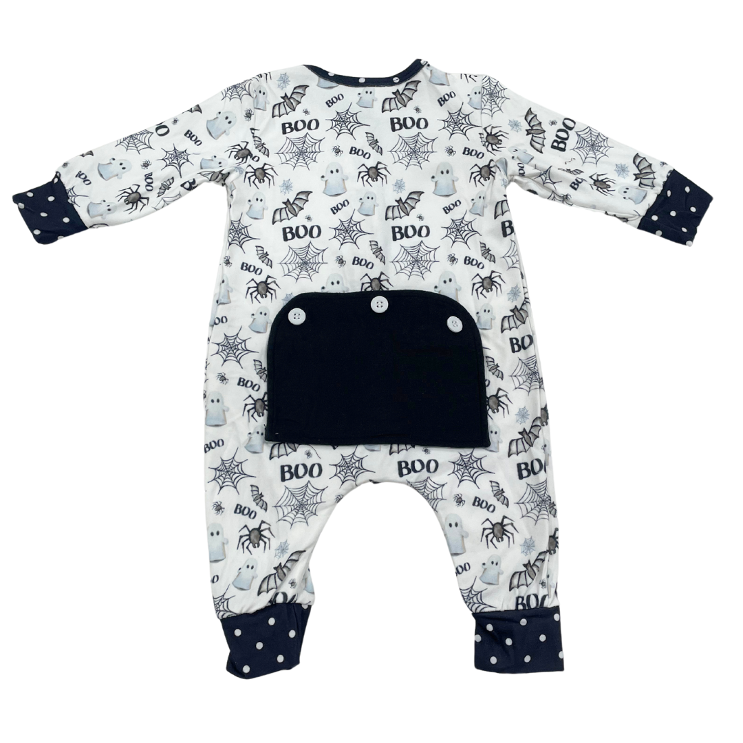 One-Piece Buttflap Pajamas - Halloween Dreams