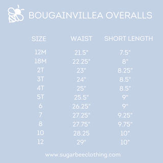 Ella Heart Overalls - Bougainvillea - Sugar Bee Clothing