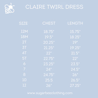 Claire Twirl Dress - Be Mine - Sugar Bee Clothing