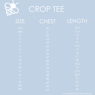 Crop Tee - Red Stripe - Sugar Bee Clothing