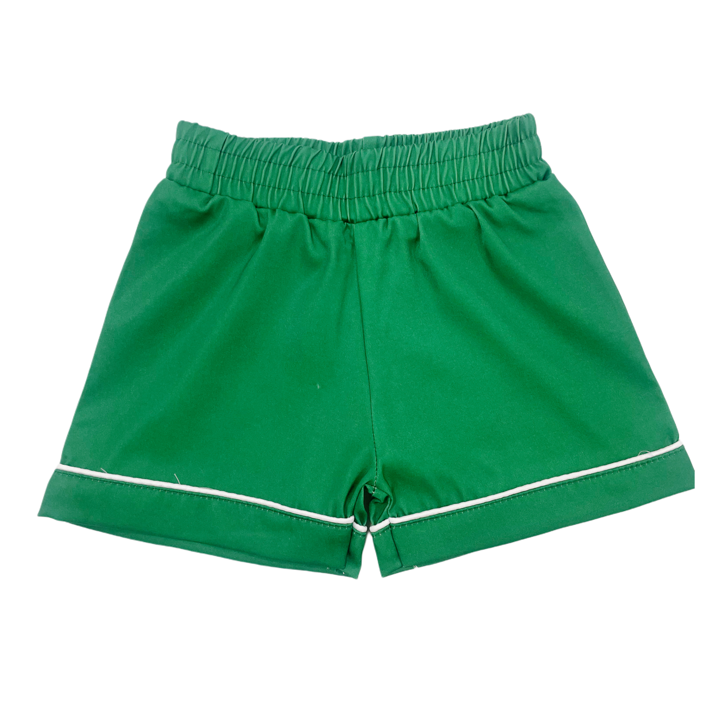 Charlie Satin Separates - Green Shorts