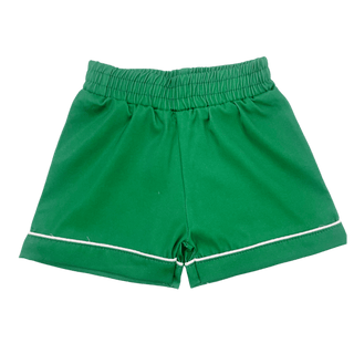 Charlie Satin Separates - Green Shorts - Sugar Bee Clothing