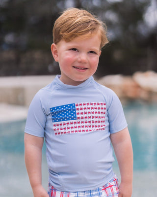 Short Sleeve Rashguard - Coastal Crab - Sugar Bee Clothing