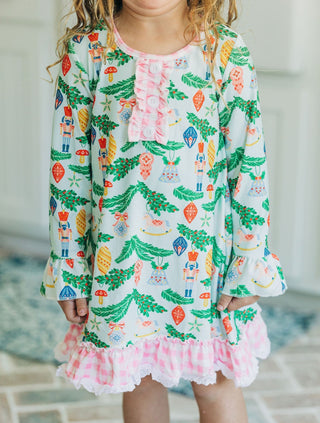 Gown with Bloomers - Nutcracker Holiday Lounge - Sugar Bee Clothing