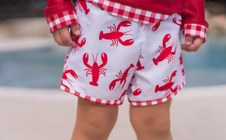 Swim Shorts - Crawfish - Sugar Bee Clothing