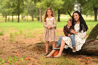 Claire Twirl Dress - Fall Plaid - Sugar Bee Clothing