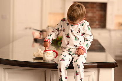 Buttflap Pajamas - Christmas On The Farm Holiday Lounge