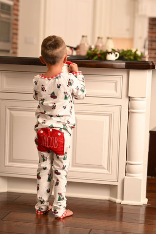 Buttflap Pajamas - Christmas On The Farm Holiday Lounge - Sugar Bee Clothing