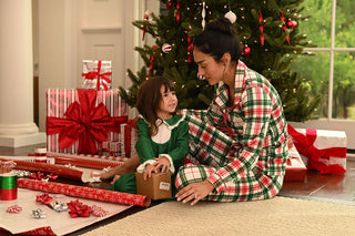 Long Gown - Emerald Green Holiday Lounge - Sugar Bee Clothing