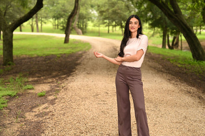 Darbie Wide Leg Pant - Espresso