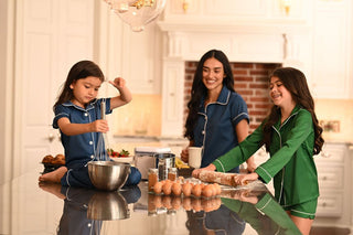 Charlie Satin Separates - Green Long Sleeve Top - Sugar Bee Clothing