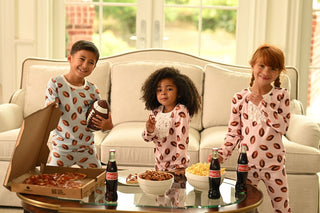 One - Piece Ruffle Buttflap Pajamas - Girls Football - Sugar Bee Clothing