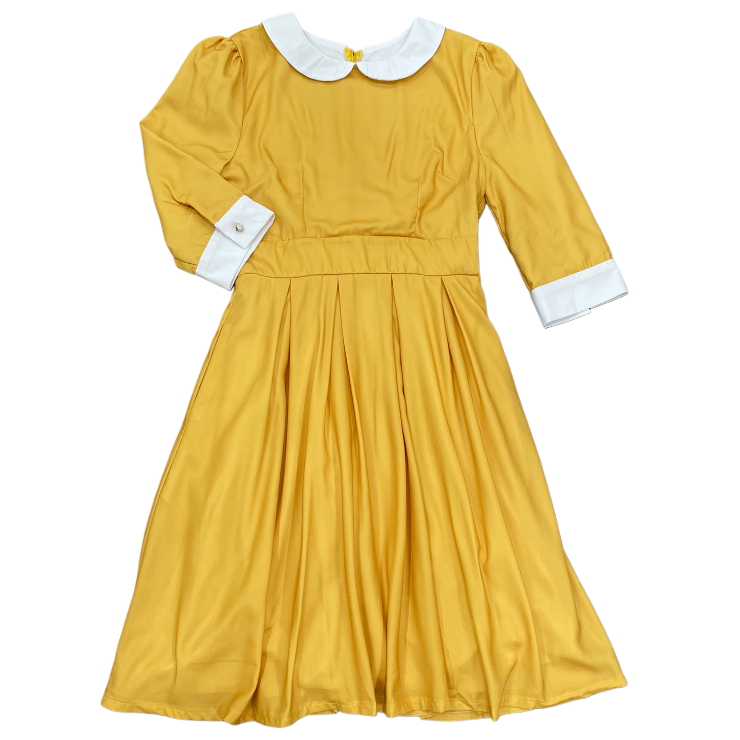 Mabel Peter Pan Dress - Amber