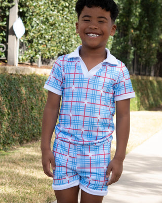Patrick Clubhouse Polo Set - Star - Spangled - Sugar Bee Clothing