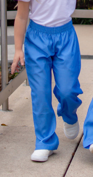 Palazzo Pant - French Blue - Sugar Bee Clothing