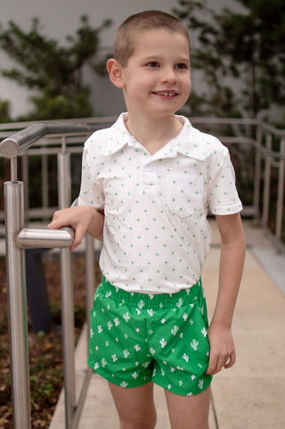 Men's Pocket Polo - Emerald - Sugar Bee Clothing