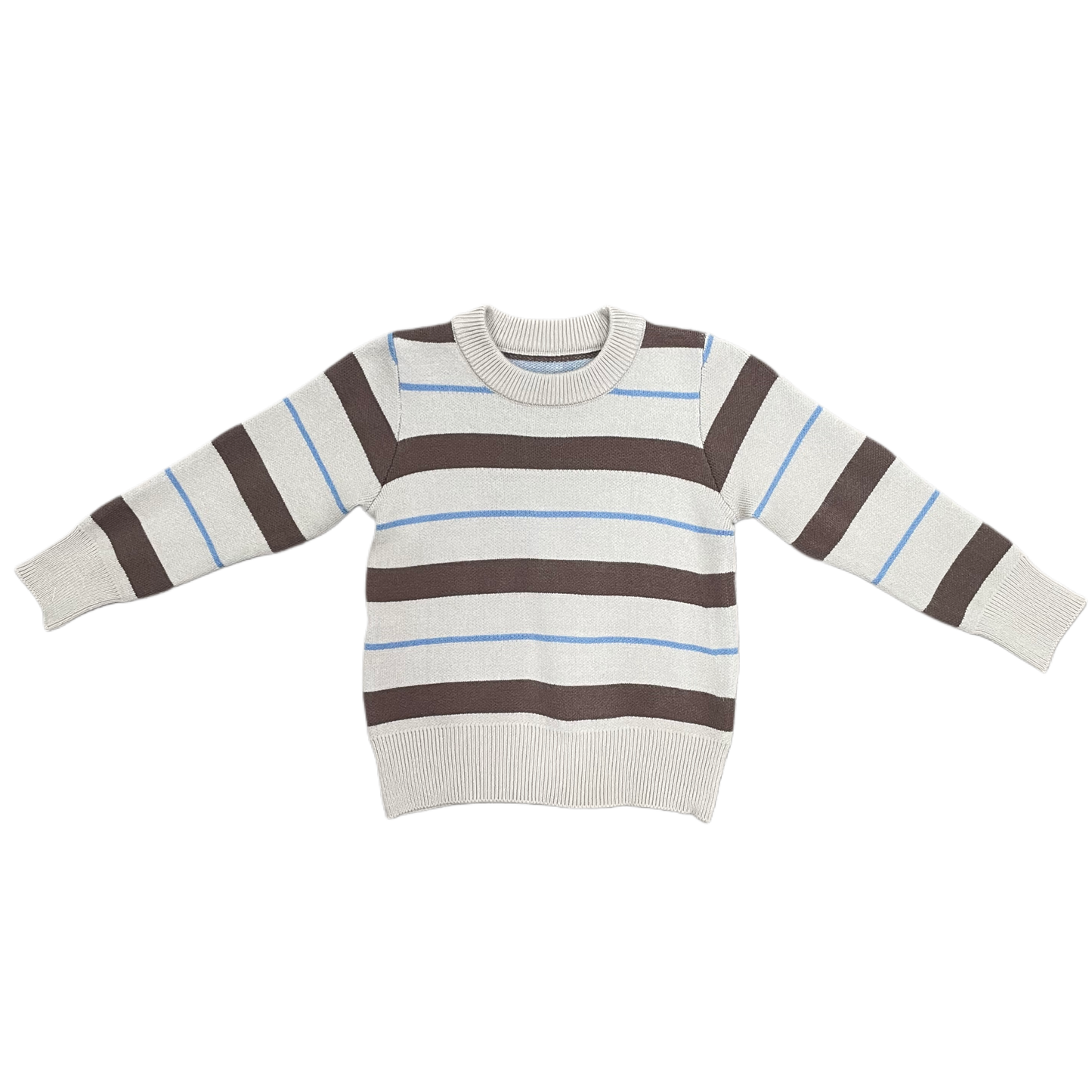 Mini Tucker Crew Sweater - Preppy Stripe