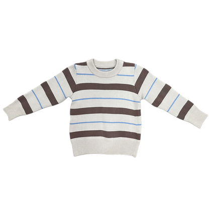 Mini Tucker Crew Sweater - Preppy Stripe