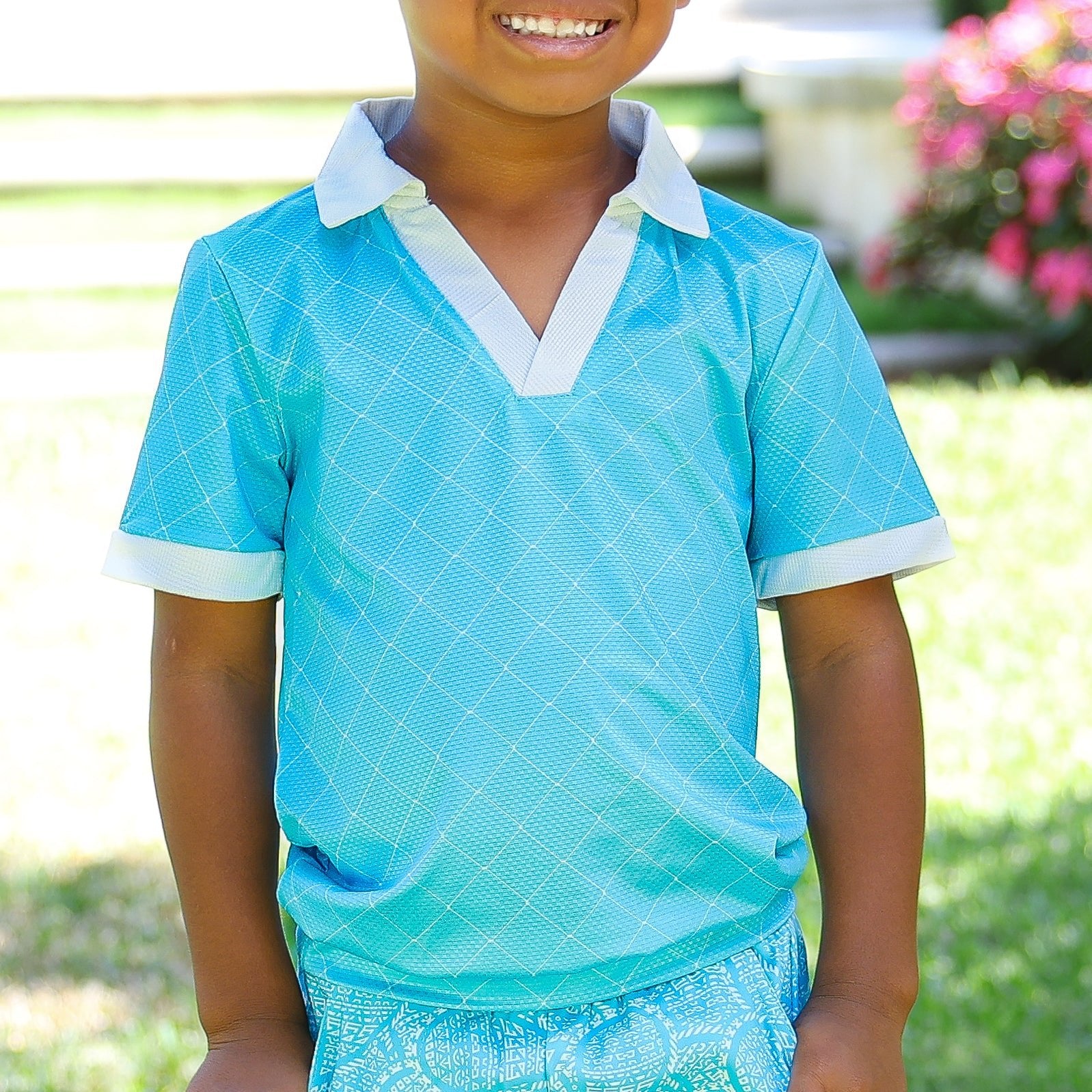 Patrick SS Clubhouse Polo - Prep Club Point - Sugar Bee Clothing