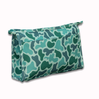 Pencil Bag - Green Camo - Sugar Bee Clothing