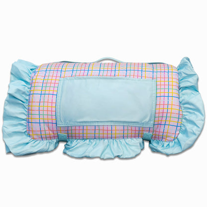 Nap Mat - Pink Plaid - Sugar Bee Clothing