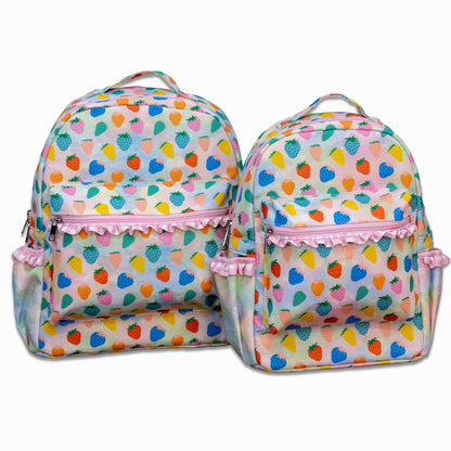 Backpack - Strawberries - Sugar Bee Clothing