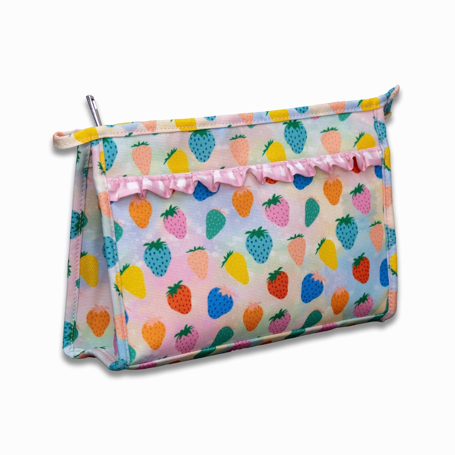 Pencil Bag - Strawberries - Sugar Bee Clothing