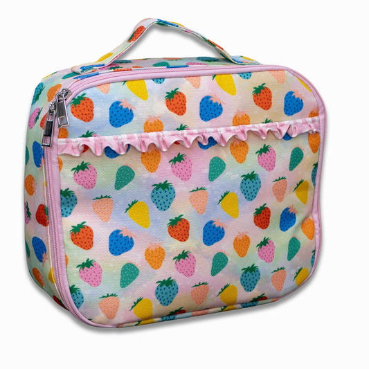 Lunch Bag - Strawberries - Sugar Bee Clothing