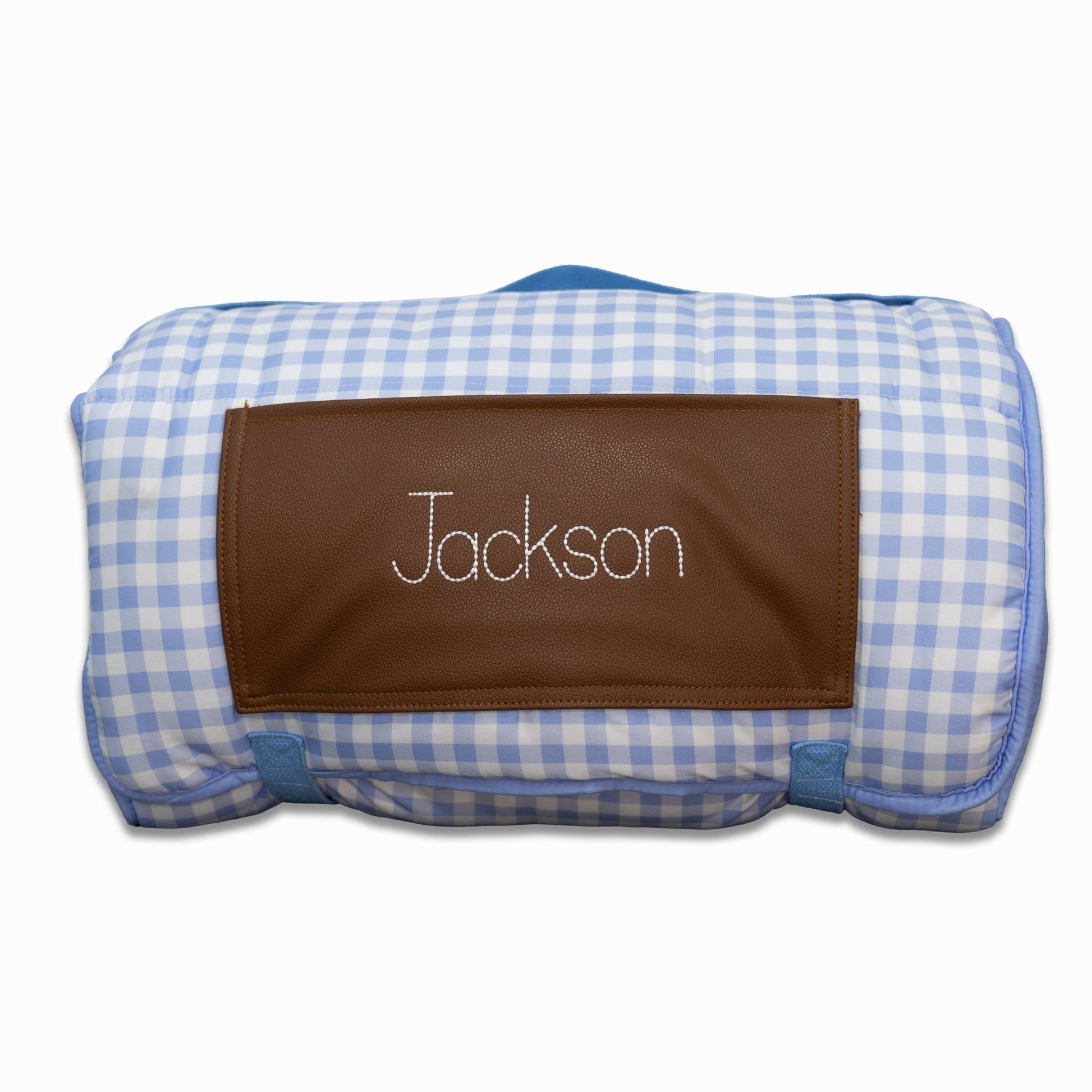 Nap Mat - Blue Gingham - Sugar Bee Clothing