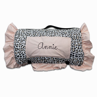 Nap Mat - Ruffle Leopard - Sugar Bee Clothing
