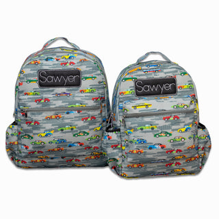 Backpack - Race Cars - Sugar Bee Clothing