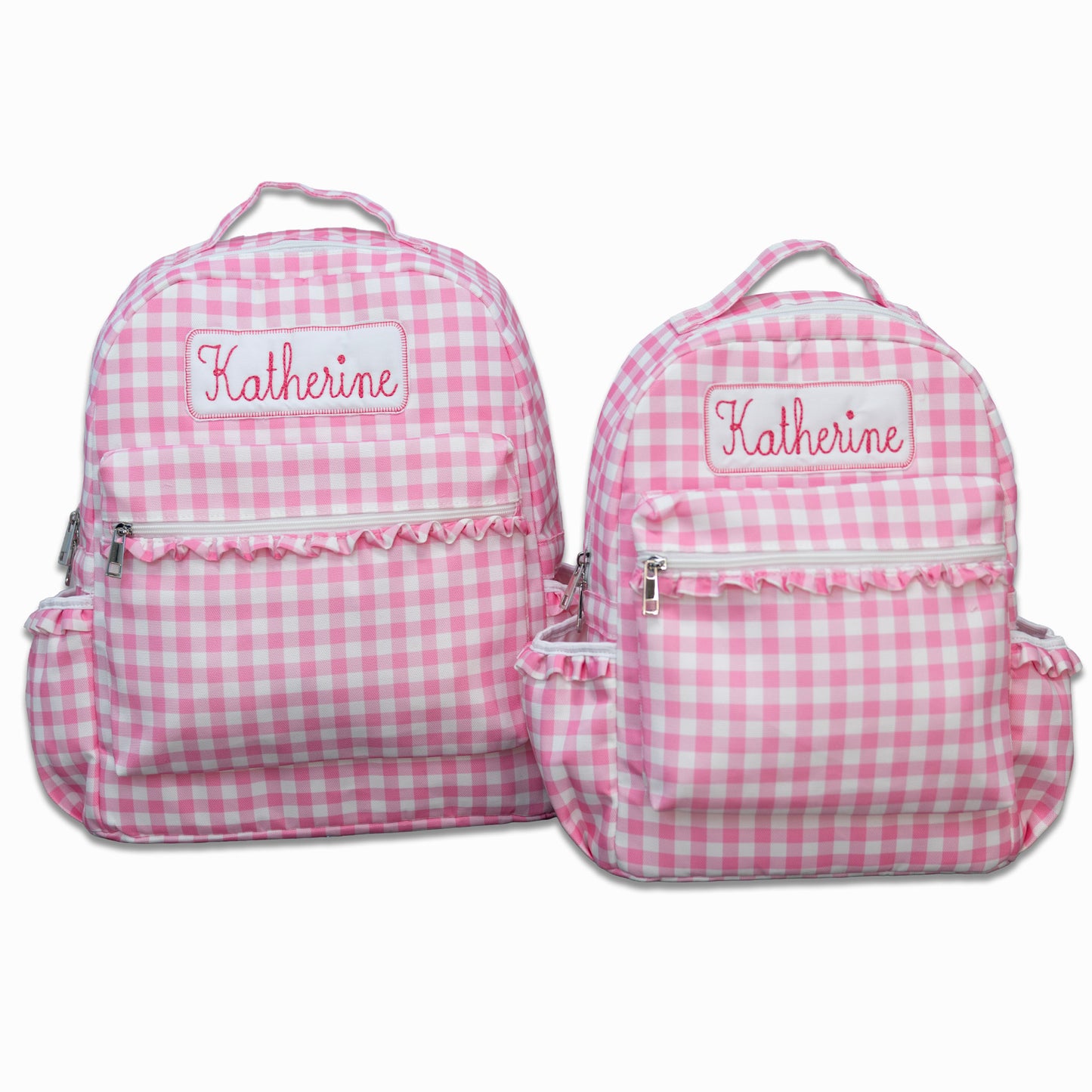Backpack - Pink Gingham - Sugar Bee Clothing