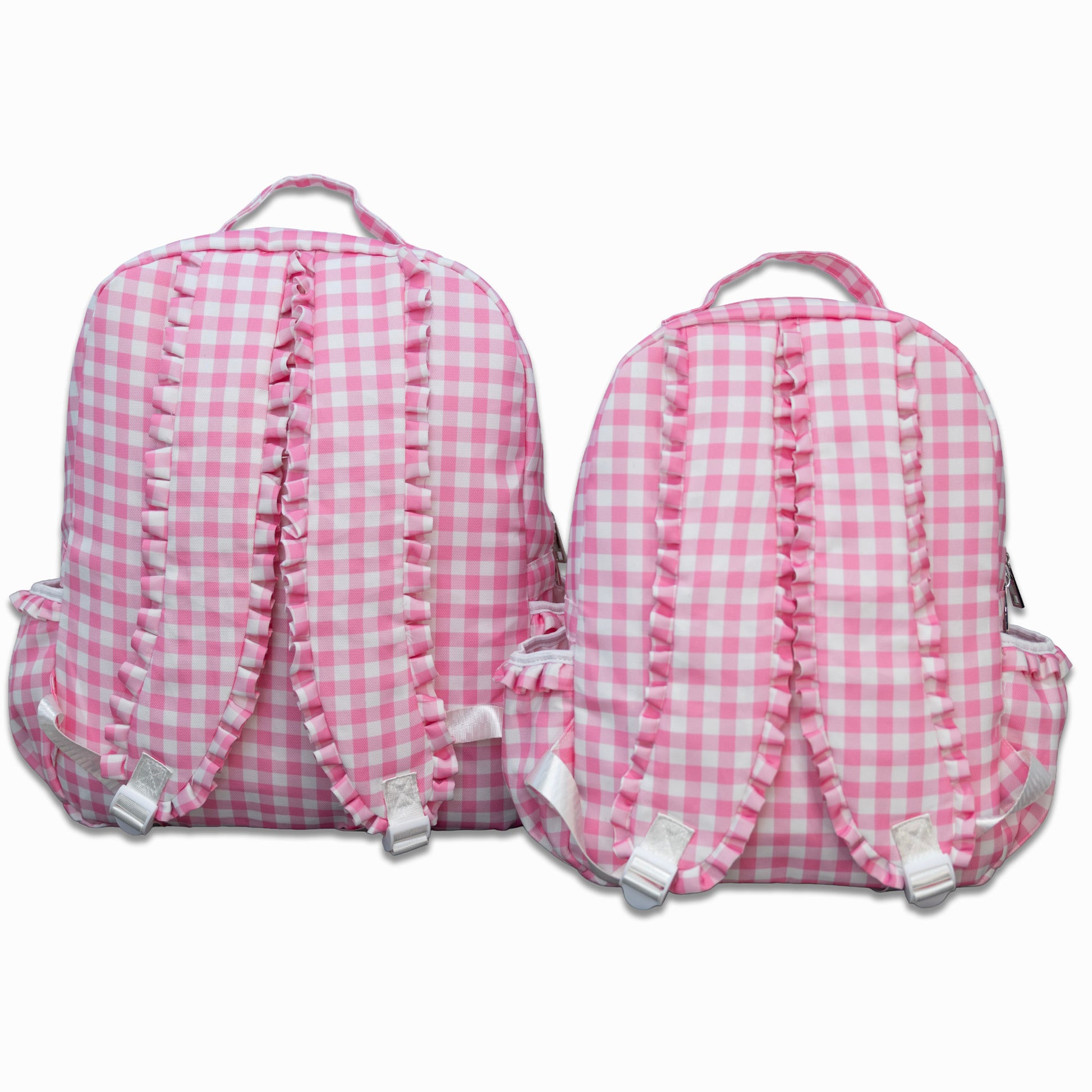 Backpack - Pink Gingham - Sugar Bee Clothing