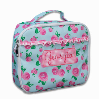 Lunch Bag - Watercolor Roses - Sugar Bee Clothing