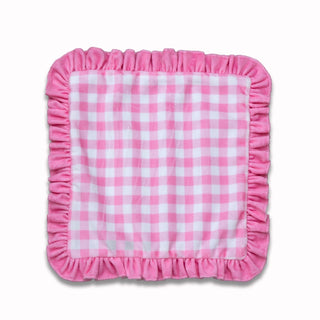 Wash Cloth - Pink Gingham - Sugar Bee Clothing