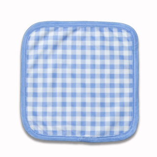 Wash Cloth - Blue Gingham - Sugar Bee Clothing