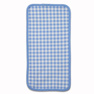 Burp Cloth - Blue Gingham - Sugar Bee Clothing