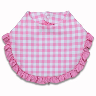 Basic Bib - Pink Gingham - Sugar Bee Clothing