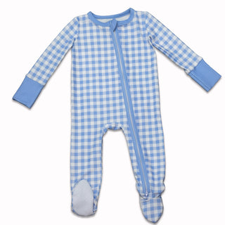 Zippy - Blue Gingham - Sugar Bee Clothing